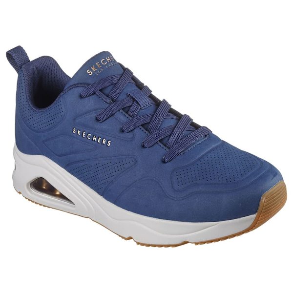 Skechers Tres-air Uno Sko Blå EU 44 Mand
