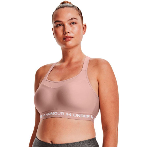 Under Armour Top Høj Support Crossback Rosa 110 / C Kvinde