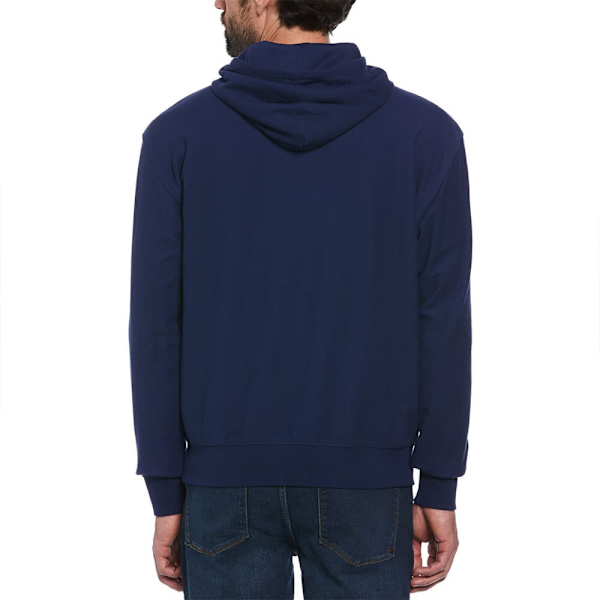 Original Penguin Knit Twill Graphic Hættetrøje Blå XL Mand