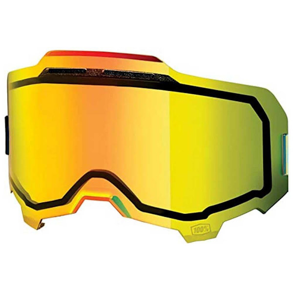 100percent Utbyteslinser Armega Guld Injected Dual Pane Vented Mirror Gold Lens/CAT2