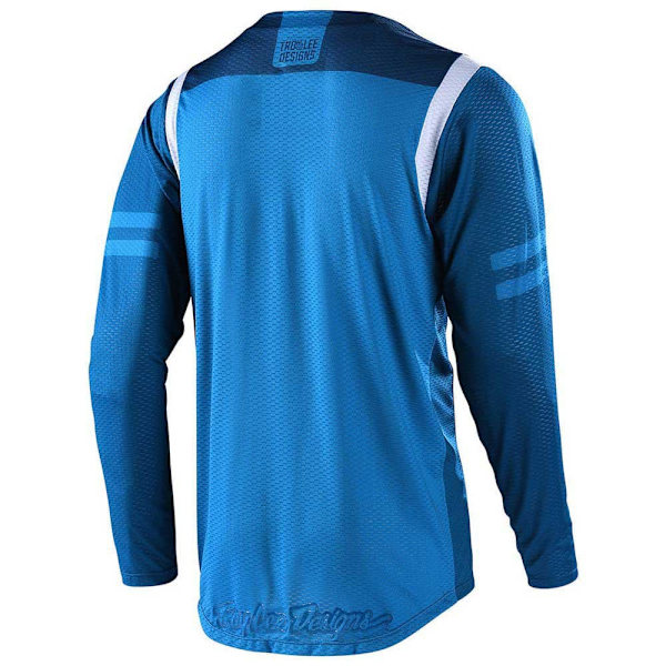 Troy Lee Designs Långärmad T-shirt Gp Air Roll Out Blå M Man