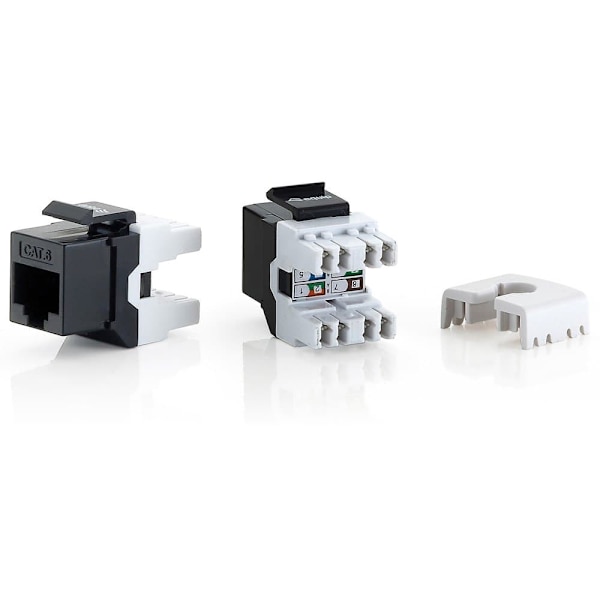 Equip Adapter Rj45 Cat 6 8 Enheder Sort