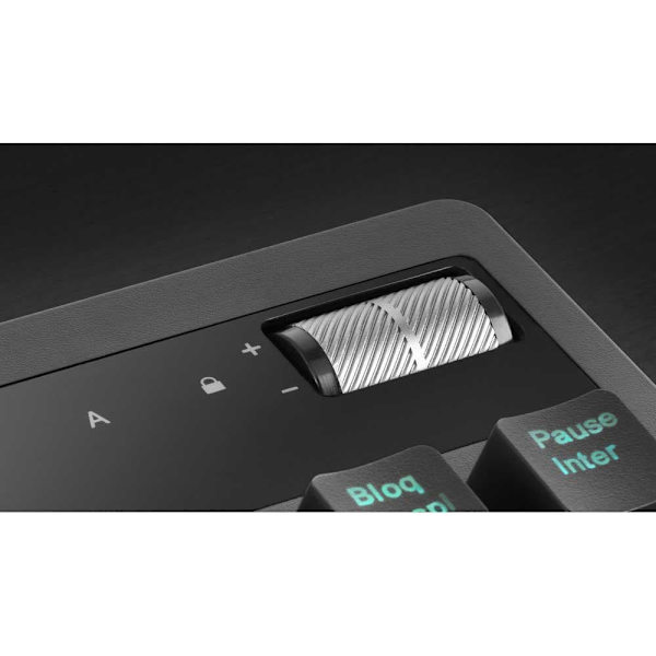 Mars Gaming Spel Tangentbord Mkaxw Svart Spanish QWERTY