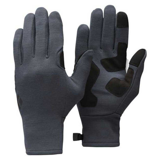 Black Diamond Heavyweight Wool Handsker Grå S Mand