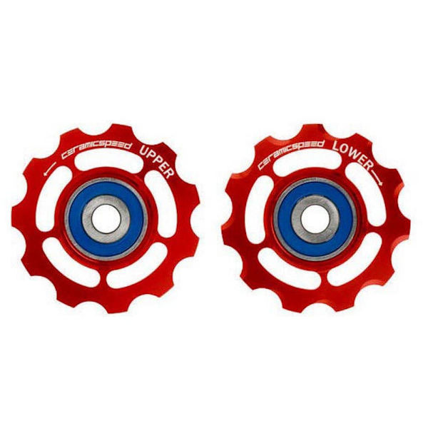 Ceramicspeed Jockey Pyörä Sram Mtb Pulleys 11s Punainen 11t
