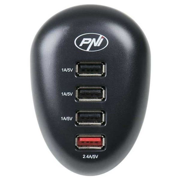 Pni Lommelygte Med Hc Adventure F420 41 Usb Oplader Sort