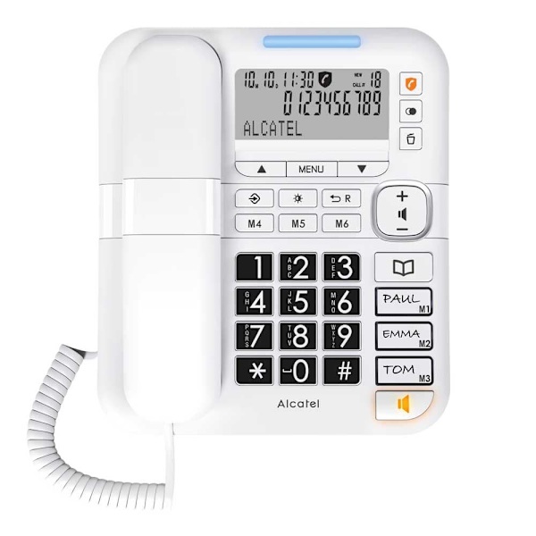 Alcatel Fastnet Telefon Tmax70 Søvfarvet Hvid