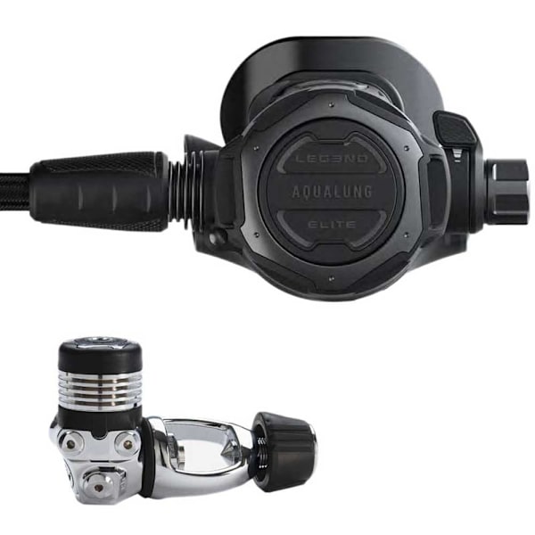 Aqualung Regulator Int + Otte Legend Elite Black Edition Søvfarvet