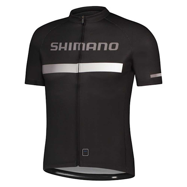 Shimano Logo Kortærmet Trøje Sort S Mand