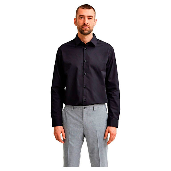 Selected Lang Ærmet Skjorte Ethan Classic Slim Sort L Mand
