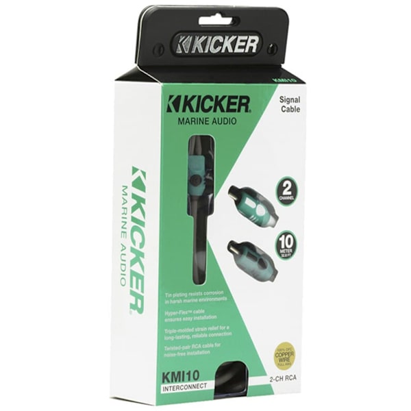 Kicker 10 Marine Series 2 Marine Series 2 Kanaler Sammenkoblet Fjernbetjening Søvfarvet