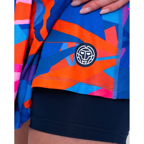 Bidi Badu Spike Printed Wavy Kjol  L Kvinna