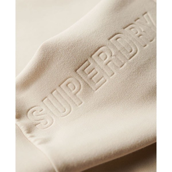 Superdry Sport Tech Relaxed Half Tröja Med Halv Dragkedja Beige XS Kvinna
