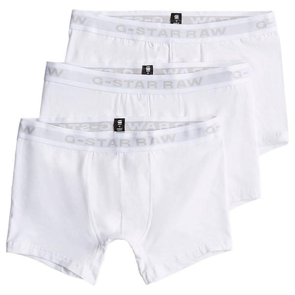 G-star D23771-d516 Boxers 3 Enheder Hvid 2XL Mand
