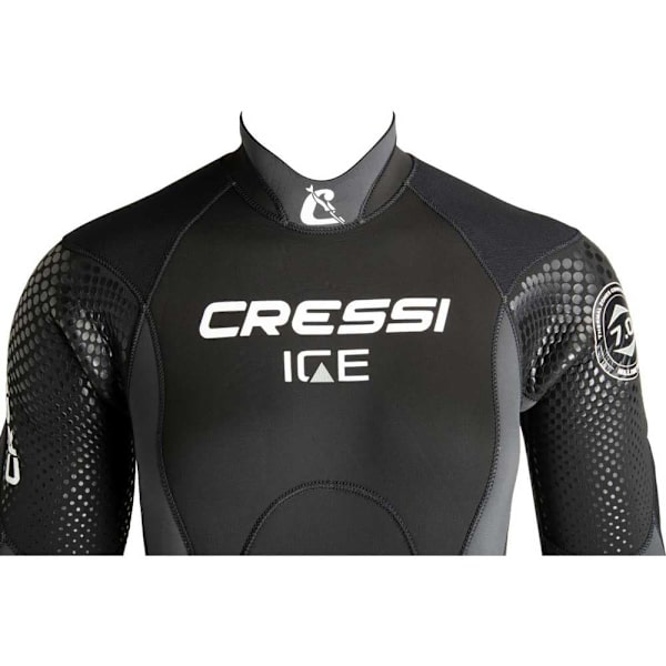 Cressi Ice 2024 7 Mm Halvtør Dragt Sort XS