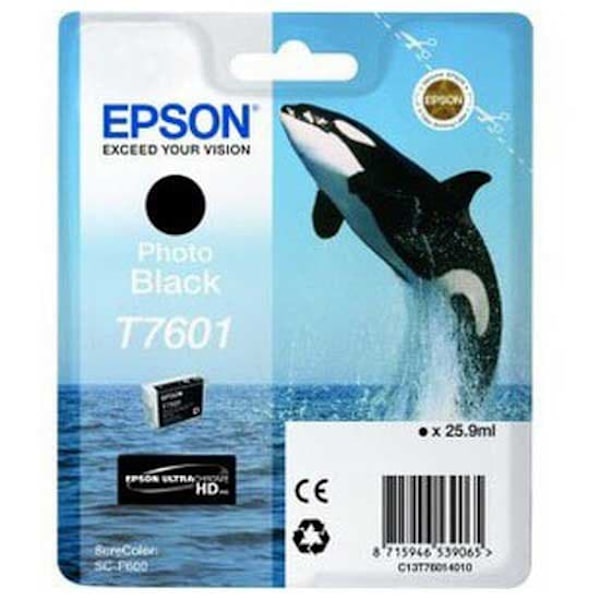 Epson Blækpatron T7601 Photo Sort