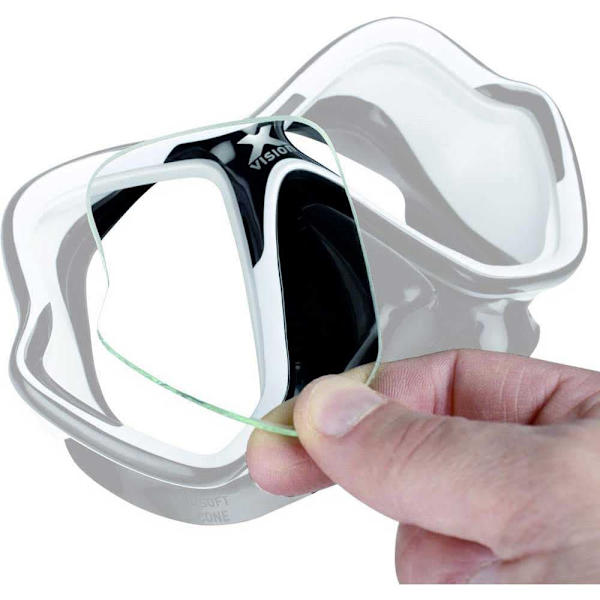 Mares X Vision Transparent -6.00