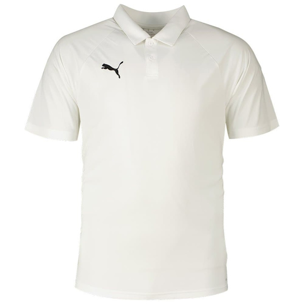 Puma Kortärmad Piké Teamliga Vit S Man