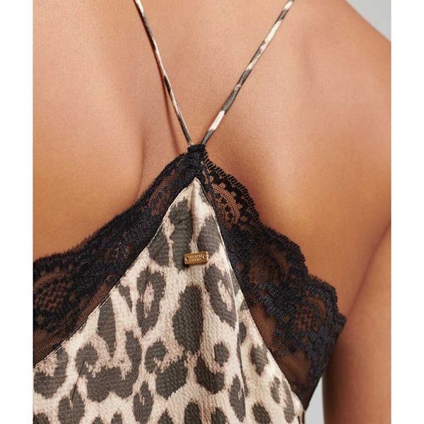 Superdry Kjole Studios Lace Cami Mini Flerfarvet XS Kvinde