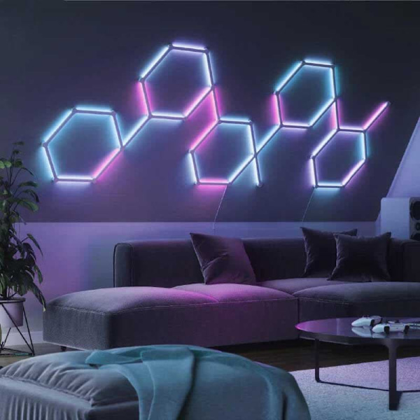 Nanoleaf Led Panel Lines Expansion Pack 3pk Transparent