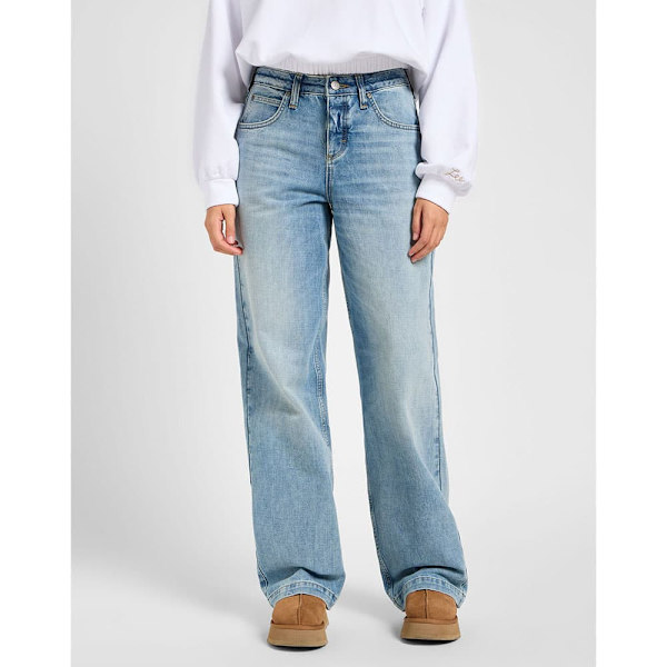 Lee Loose Carpenter Jeans Blå 29 / 33 Kvinde