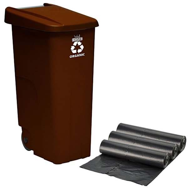 Wellhome Affaldsspanden 110l Gylden