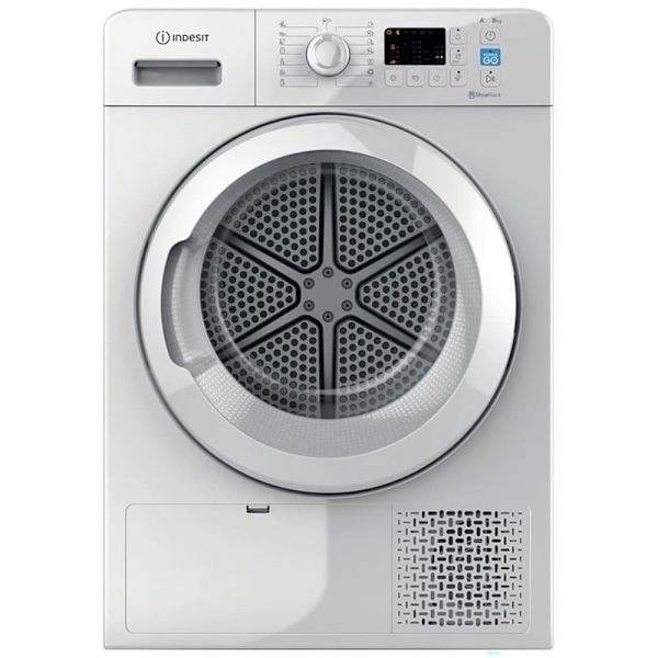 Indesit Yt M10 81 R Eu Frontbetjent Tørretumbler Hvid 8 kg / EU Plug