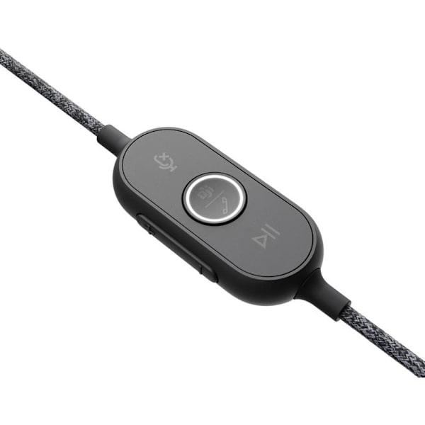 Logitech Hovedtelefoner Zone Wired Graphite Emea Sort