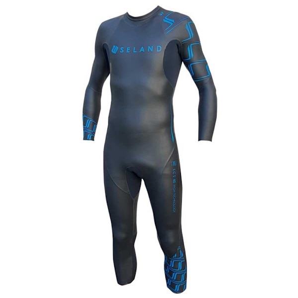 Seland Langærmet Neopren Våddragt Triathlon H.q. S-40 Sort XS