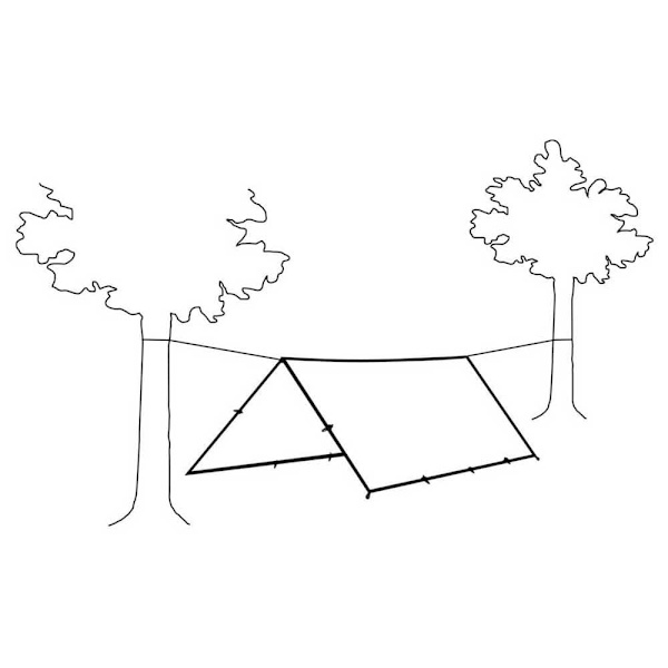 Robens Tarp 4x4 M Grönt