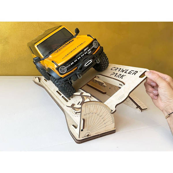 Crawler Park Støddæmper Testrampe Rc Crawler Park Brun