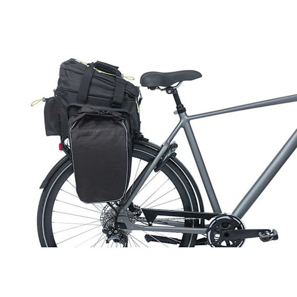 Basil Laukku Miles Xl Pro 9-36l Kanssa Heijastimet Musta