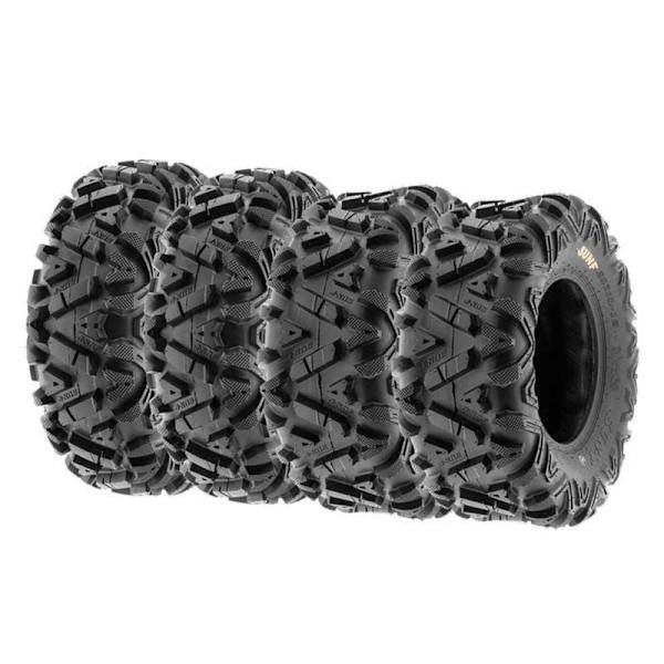 Sun-f Atv Dæk A-033 Sort 28 X 11 / R12