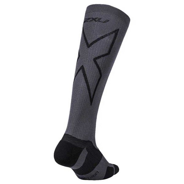 2xu Lange Strømper Vectr Light Cushion 38-43 Cm Grå EU 38-41 1/2 Mand