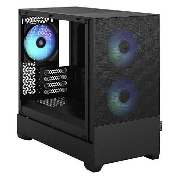 Fractal Tornfodral Med Fönster Pop Mini Air Svart