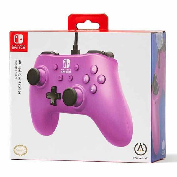 Powera Switch Wired Controller Grape Purple Power A