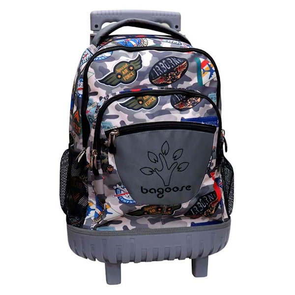 Bagoose Trolley Ryggsäck 45 Cm Airforce Grå