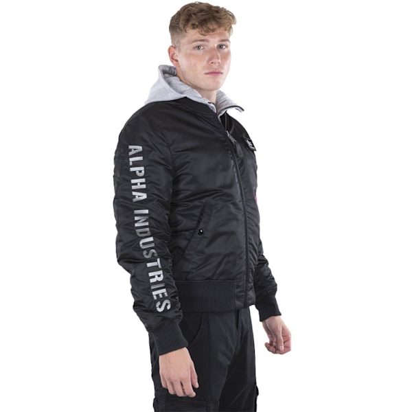 Alpha Industries Ma-1 D-tec Se Jakke Sort 2XL Mand