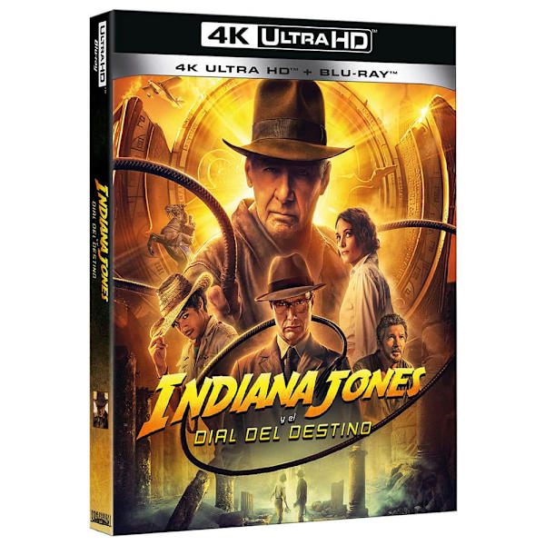Disney Indiana Jones Y El Dial Del Destino 4k Blu-ray Espanjalainen