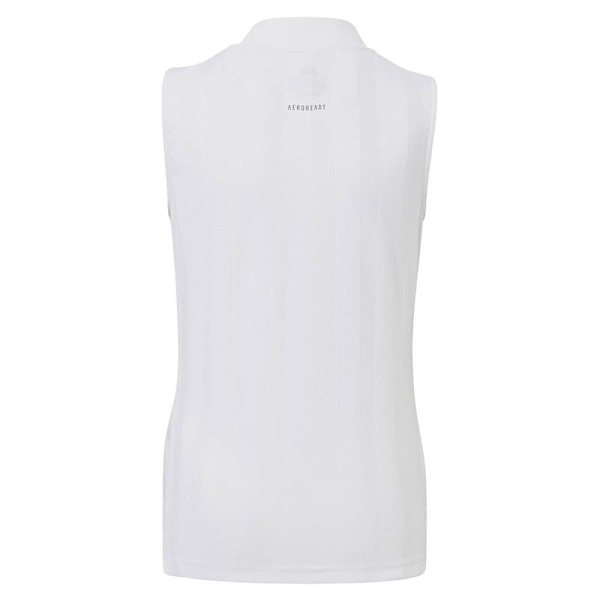 Adidas Ærmeløs T-shirt Q3 Match Hvid 7-8 Years