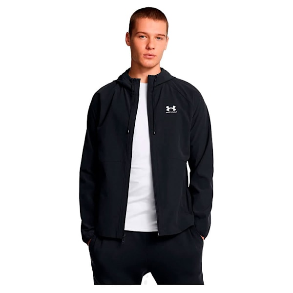 Under Armour Stretch Woven Vindjakke Sort L Mand