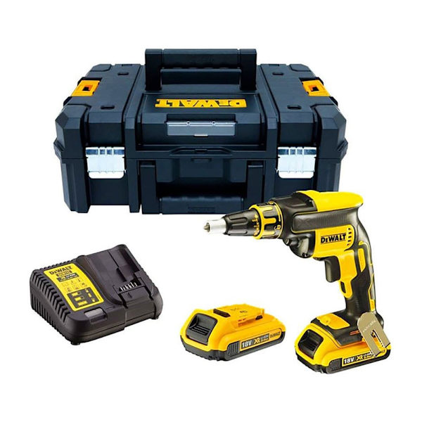 Dewalt Gipsplade Skruetrækker Xr 1/4´´ 18v Gylden