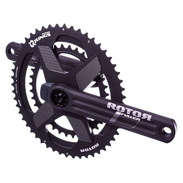 Rotor Inpower Road Direct Kranksæt Med Effektmåler Sort 175 mm