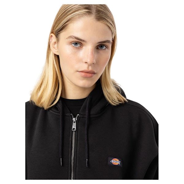 Dickies Sweatshirt Med Full Dragkedja Oakport Svart 2XS Kvinna