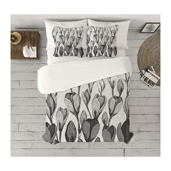 Pierre Cardin Nordiskt Set 2p Oryza 260x240 Cm Grå