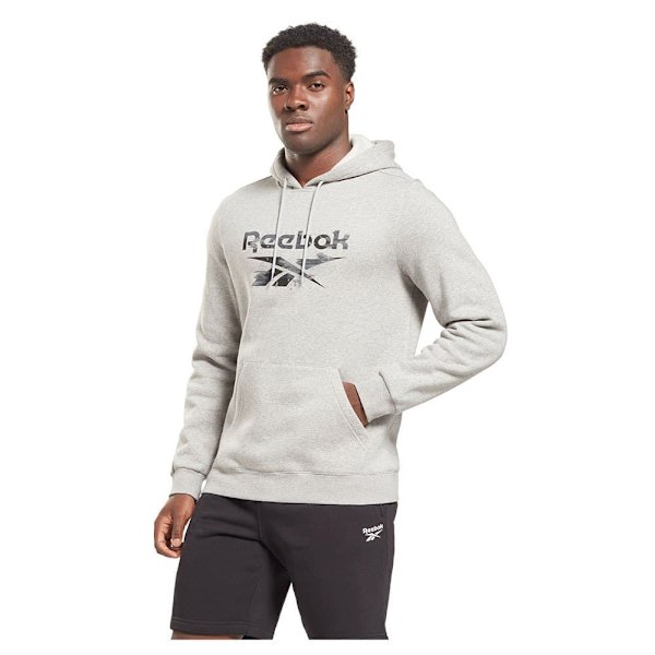 Reebok Luvtröja Identity Modern Camo Fleece Grå XL Man
