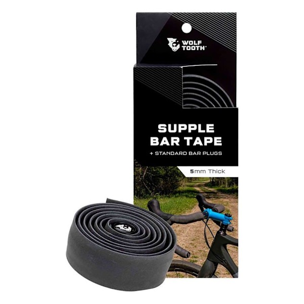 Wolf Tooth Silikone Tape På Styret 5 Mm Sort