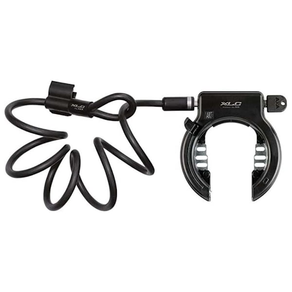 Xlc Ikke-aftagelig Nøglerammelås Med Kabel Lo-f02 Fantomas Ii 1800 Mm Sort