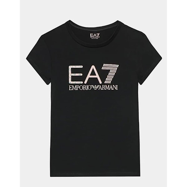 Ea7 Emporio Armani 6rft15 T-shirt Med Korte ærmer Sort 12 Years Pige