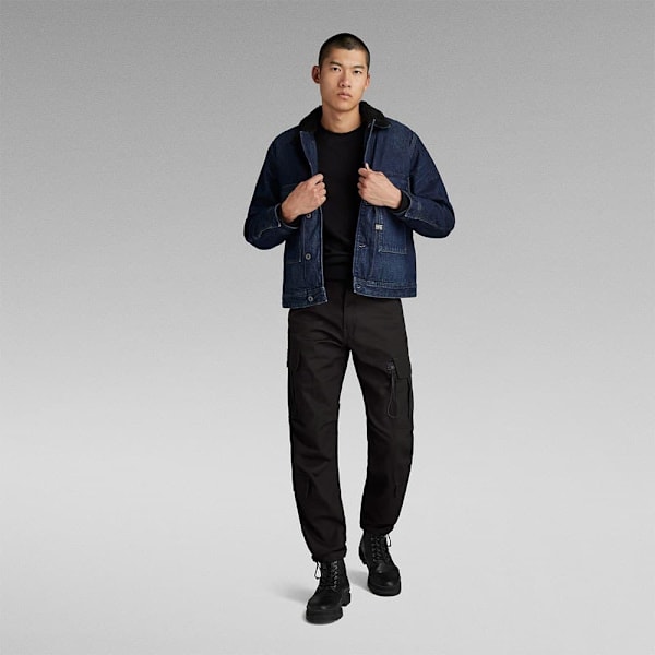 G-star Utility Flap Pocket Sherpa Denimjakke Blå 2XL Mand